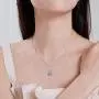 Panda Necklace Jewelry 925 Sterling Silver Cute Animal Pendant Necklace Gifts for Women Mother Daughter