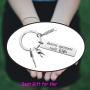 POTIY Dentist Assistant Gift Dental Hygienist Jewelry Dentist Assistant Rock Keychain with Toothpaste Tooth Toothbrush Charm Graduation Gift for Dentist Assistant