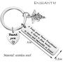 ENSIANTH Nurse Practitioner Gift NP Keychain A Truly Great Nurse Practitioner is Hard to Find and Impossible to Forget Keychain Nurse Appreciation Gifts