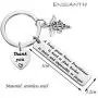 ENSIANTH Nurse Practitioner Gift NP Keychain A Truly Great Nurse Practitioner is Hard to Find and Impossible to Forget Keychain Nurse Appreciation Gifts