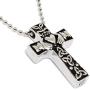 Lauren Annabelle Studio Cremation Jewelry Cross Celtic Claddagh Urn Stainless Steel Pendant Necklace for Men and Women Dad Mom