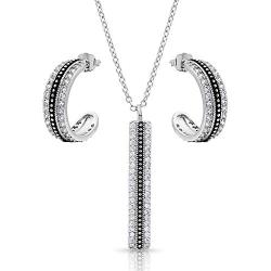 Montana Silversmiths Classic Haloed Beauty Jewelry Set
