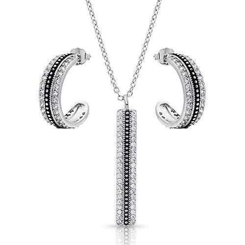 Montana Silversmiths Classic Haloed Beauty Jewelry Set