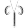 Montana Silversmiths Classic Haloed Beauty Jewelry Set