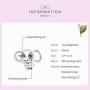 VOROCO 925 Sterling Silver Animals Ladybug Owl Lucky Cat Elephant Heart Unicorn Koala Cubic Zircon Charms Beads Women Jewelry Gifts for Pandora Bracelets