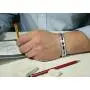 Elegant Satori Magnetic Therapy Bracelet, Jewelry for Arthritic Pain Relief & Improved Joint Motion for Men with Link Adjusting Tool - Unique Mens Gift (Silver Black) Elegant Satori Magnetic Therapy Bracelet, Jewelry for Arthritic Pain Relief & Improved Joint Motion for Men with Link Adjusting Tool - Unique Mens Gift (Silver Black)