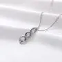 Ascona Gold Plated Cubic Zirconia Journey Necklaces for Women girls 3 Stone Simulated Diamond Twisted Pendant Womens Jewelry Necklace, 18+2'' Ascona Gold Plated Cubic Zirconia Journey Necklaces for Women girls 3 Stone Simulated Diamond Twisted Pendant Womens Jewelry Necklace, 18+2''