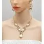 CSY Luxury Austrian Crystal Necklace Earrings Rhinestone Bridal Wedding Party Costume Jewelry Sets for Brides Bridesmaids Women CSY Luxury Austrian Crystal Necklace Earrings Rhinestone Bridal Wedding Party Costume Jewelry Sets for Brides Bridesmaids Women