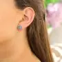 SHABLOOL Earring Sterling Silver 925 With Light Blue Cabochon Opal Gemstone Wellspring Earrings Woman Handmade Jewelry Teen Gift Mothers Day Birthday Beautiful Fine Detailing SHABLOOL Earring Sterling Silver 925 With Light Blue Cabochon Opal Gemstone Wellspring Earrings Woman Handmade Jewelry Teen Gift Mothers Day Birthday Beautiful Fine Detailing