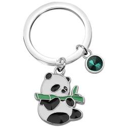 SEIRAA Panda Jewelry Cute Little Bear Panda Keychain Funny Panda Bear Gift for Pandas Lovers