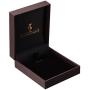 Cat Eye Jewels Swarovski Elements Crystal Black Leather Choker Square Cube Pendant Necklace for Women Girls