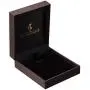 Cat Eye Jewels Swarovski Elements Crystal Black Leather Choker Square Cube Pendant Necklace for Women Girls