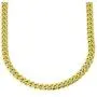 Bling Bling NY Solid 14k Yellow Gold Finish Stainless Steel 10mm Thick Miami Cuban Link Chain Box Clasp Lock Bling Bling NY Solid 14k Yellow Gold Finish Stainless Steel 10mm Thick Miami Cuban Link Chain Box Clasp Lock