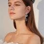Gmillions Face Hand Earrings for Women Hollow Statement Geometric Fun Abstract Art Earrings set 4 pcs