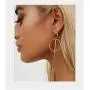 Big Double Circle Bar Hoop Dangle Earrings for Women Girls, Gold Simple Round Gold Fashion Jewelry Big Double Circle Bar Hoop Dangle Earrings for Women Girls, Gold Simple Round Gold Fashion Jewelry