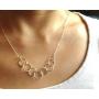 EFYTAL Happy 70th Birthday Gifts for Women Necklace, Sterling Silver 7 rings seven Decades Necklaces Gift Ideas