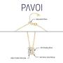 PAVOI 14K Gold Plated Post Faux Diamond Round Solitaire Pendant Halo Necklace | Gold Necklace for Women | Slider Adjustable