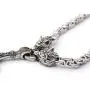 GUNGNEER Thors Hammer Pendant Viking Mjolnir Necklace for Men with Wolf Head Square Chain, 316L Stainless Steel Bonus 2 Rune Beads GUNGNEER Thors Hammer Pendant Viking Mjolnir Necklace for Men with Wolf Head Square Chain, 316L Stainless Steel Bonus 2 Rune Beads