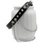macoking Goth Leather Collar Choker Studded Spike Rivet Black Necklace Punk Bracelet