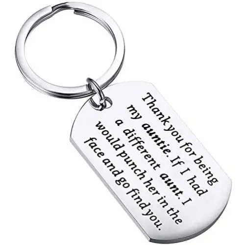 BEKECH Aunt Gifts New Aunt Keychain Thank You for Being My Auntie Keychain Mothers Day Jewelry Gifts for Aunt Best Effin Aunt Ever Gift from Niece Nephew BEKECH Aunt Gifts New Aunt Keychain Thank You for Being My Auntie Keychain Mothers Day Jewelry Gifts for Aunt Best Effin Aunt Ever Gift from Niece Nephew