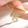 EVER FAITH Austrain Crystal Daily Winter Snowflake Flower Necklace Chain for Girls Women Clear EVER FAITH Austrain Crystal Daily Winter Snowflake Flower Necklace Chain for Girls Women Clear