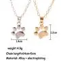 Shegirl Dog Cat Paw Necklace Lovely Animal Choker Necklace Silver Dainty Paw Print Pendant Necklace Minimalist Jewelry for Women and Girls (Silver) Shegirl Dog Cat Paw Necklace Lovely Animal Choker Necklace Silver Dainty Paw Print Pendant Necklace Minimalist Jewelry for Women and Girls (Silver)