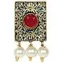 Sansar India Navratna Pendant Indian Necklace Jewelry for Girls and Women 1577