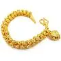 Heart Pikun Flower Lai Thai Gold Plated Bangle 22k 24k Thai Baht Yellow Gold Filled Bracelet Jewelry Women