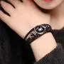 Dcfywl731 Fashion 12 Twelve Constellations Hand Woven Leather Bracelet and Moon Pendant Necklace Zodiac Sign Jewelry Set Dcfywl731 Fashion 12 Twelve Constellations Hand Woven Leather Bracelet and Moon Pendant Necklace Zodiac Sign Jewelry Set