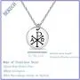 BEKECH Ancient Christian Symbol Jewelry Chi Rho Alpha Omega Symbol Pendant Christogram Necklace Religious Medal Gift for Christian Culture Lovers BEKECH Ancient Christian Symbol Jewelry Chi Rho Alpha Omega Symbol Pendant Christogram Necklace Religious Medal Gift for Christian Culture Lovers