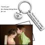 Zuo Bao Brother Keychain Thank You for Always Being There for Me Gift for Brother Family Jewelry