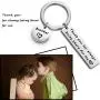 Zuo Bao Brother Keychain Thank You for Always Being There for Me Gift for Brother Family Jewelry