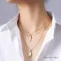 Madaory, 18K Gold Plated Stainless Steel Choke Necklace, Pendant Necklace for Women Girls, Gifts for Women Girls Mothers Day, Birthday