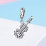 for Pandora Musical Charm Guitar Charm Authentic 925 Sterling Silver Beads Women Bracelet Charm Love Music Dangle Charm Birthday Christmas Charm Bead (Violin Charms)