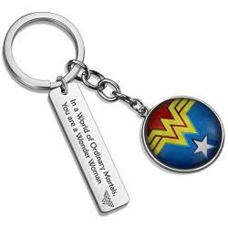 TOGON Wonder Woman Gift for Women Men Inspired Gift Girl Power Diana Prince Gift in a World of Ordinary Mortals You are a Wonder Woman Graduation Gifts