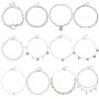 AIDSOTOU 12 Pcs Choker Necklaces Set for Teen Girls Women Bohemian Chain Chokers Gift Pack