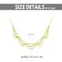 18k Yellow Gold Bead Chain Necklace for Women, Real 18 Carat Gold Collar Necklace, Fine Jewelry Gifts for Her, 16-17 Inch 18k Yellow Gold Bead Chain Necklace for Women, Real 18 Carat Gold Collar Necklace, Fine Jewelry Gifts for Her, 16-17 Inch