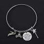ENSIANTH Dream Princess Bracelet A Dream is A Wish Your Heart Makes When Youre Fast Asleep Nursery Gift