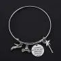 ENSIANTH Dream Princess Bracelet A Dream is A Wish Your Heart Makes When Youre Fast Asleep Nursery Gift
