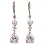 SWEETV Wedding Cubic Zirconia Earrings for Women, Brides, Bridesmaids -Teardrop Crystal Rhinestones Dangle Earrings SWEETV Wedding Cubic Zirconia Earrings for Women, Brides, Bridesmaids -Teardrop Crystal Rhinestones Dangle Earrings