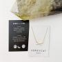 HONEYCAT X Bar Necklace in Gold, Rose Gold, or Silver | Minimalist, Delicate Jewelry