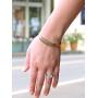 Handmade Tibetan Three Metal Medicine/Healing Bracelet from Nepal Adjustable