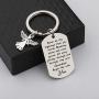 FUSTMW Drive Safe Keychain New Driver Gifts Dad Boyfriend Gifts May Your Guardian Angel Ride with You