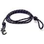 Heavstjer Fashion Plated Black Alloy Shark Tail Hook Colorful Rope Link Bracelet