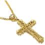 maket 2018 Mens Fashion Jewelry 18K Gold / 925 Silver Plated Diamond Stainless Steel Cross Pendant Necklace Chain