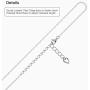 Jewlpire Initial Necklaces Letter Necklaces for Women Girl 925 Sterling Silver Necklace Cubic Zirconia Hypoallergenic Simulated Diamond Personalized Dainty-S