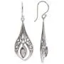 NOVICA Amethyst .925 Sterling Silver Dangle Earrings Purple Teardrops NOVICA Amethyst .925 Sterling Silver Dangle Earrings Purple Teardrops