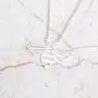 La Menagerie Bee Silver Origami Jewelry - Silver Geometric Chain Necklace – 925 Sterling Plated Silver Necklace for Women & Girls – Stylish Bee Pendant Necklace La Menagerie Bee Silver Origami Jewelry - Silver Geometric Chain Necklace – 925 Sterling Plated Silver Necklace for Women & Girls – Stylish Bee Pendant Necklace