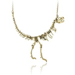 Jane Stone Dinosaur Vintage Necklace Short Collar Fashion Costume Jewelry for Women Teens