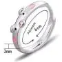 MIXIA Creative Cute Pink Red Pig Rings Popular Lucky Piggy Animal Couple Adjustable Open Ring for Women Jewelry MIXIA Creative Cute Pink Red Pig Rings Popular Lucky Piggy Animal Couple Adjustable Open Ring for Women Jewelry
